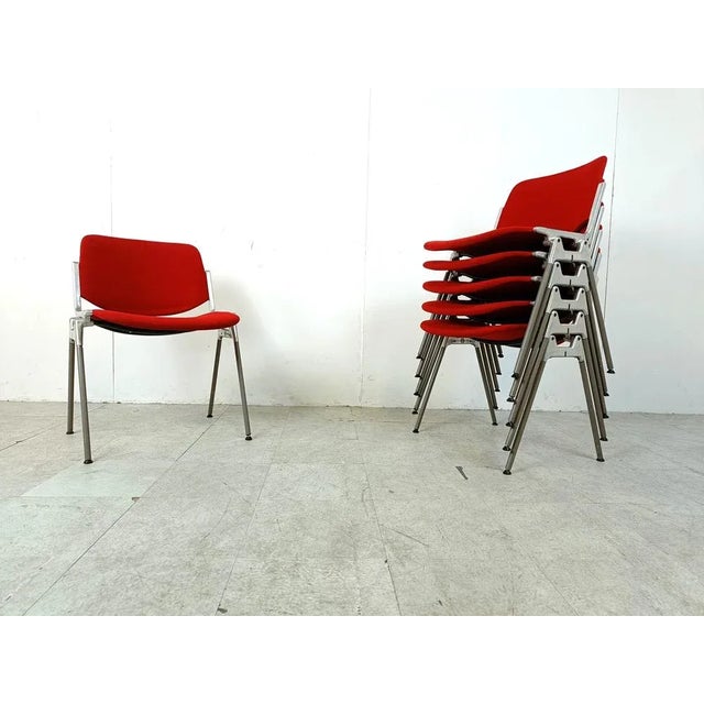 Vintage DSC 106 Side Chair by Giancarlo Piretti for Castelli, 1970s For Sale - Image 9 of 11