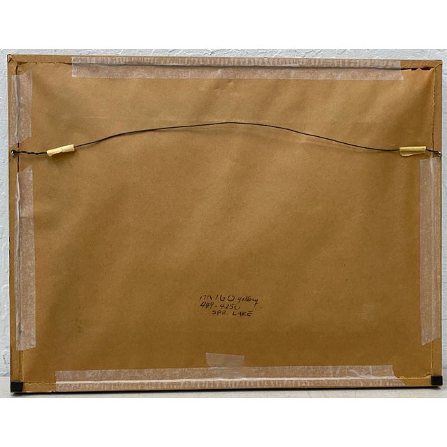 Vintage Latin American School Watercolor by Helen Marie C.1970 For Sale - Image 10 of 11