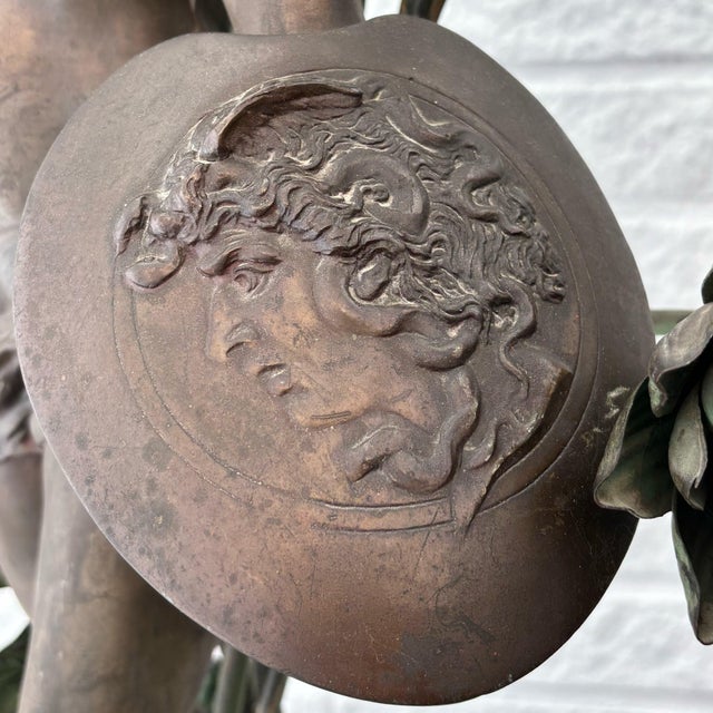 Antique Art Nouveau Table Lamp by Paul Aichele, Germany, 1910s For Sale - Image 10 of 18