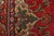 Tabriz Rug 9’5” X 12’7” Red Wool Traditional Hand-Knotted Oriental Carpet For Sale - Image 11 of 15