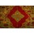 Late 19th Century 1890s Red Field Medallion Knotted Wool Antique Oushak Turkish Decorative Rug For Sale - Image 5 of 9