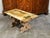 Italian Coffee Table Made of 19th Century Bleached Oak Base and Later Vellum Top For Sale - Image 11 of 12