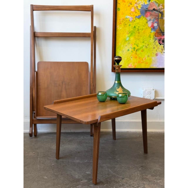 1960s 1960’s Teak Bar Cart by Grete Jalk for Poul Jeppesen For Sale - Image 5 of 6