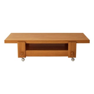Yngve Ekstrem Solid Pine Swedish Coffee Table,"Kontrapunkt", 1960s For Sale
