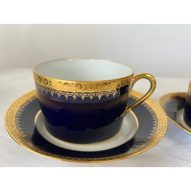 Limoges Porcelain Tea and Coffee Service, 1980s, Set of 22 For Sale - Image 6 of 13