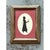 Vintage Silhouette Portrait of Woman in Gold Frame For Sale - Image 4 of 12