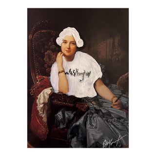 (8" X 10") "Modern Washington Tee, No. 3) - an Elle Yount Original Fine Art Print For Sale