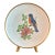 Vintage Late 20th Century Bird Plate With Gold Stand For Sale
