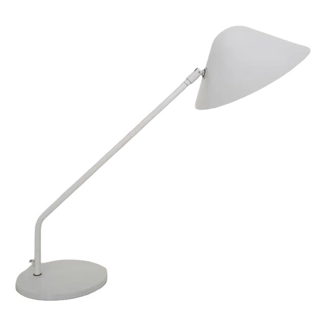 Dutch White Metal Desk Light by Hala Zeist, 1970s For Sale