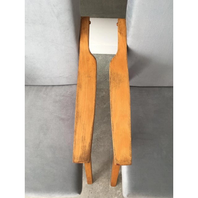 Set of Mid-Century Velvet Armchairs from ZNZ, 1960s For Sale - Image 12 of 14