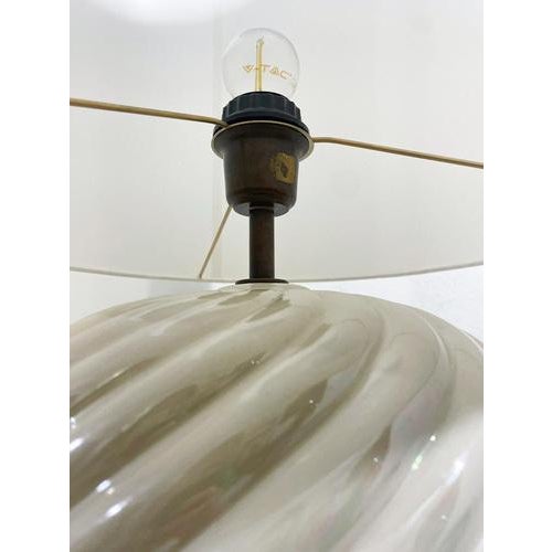 Mid-Century Modern Ceramic Table Lamp by Tommaso Barbi, Italy, 1970s For Sale - Image 4 of 6