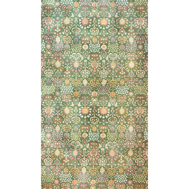 Rare Early 20th Century German Tetex Tabriz Rug For Sale - Image 10 of 16