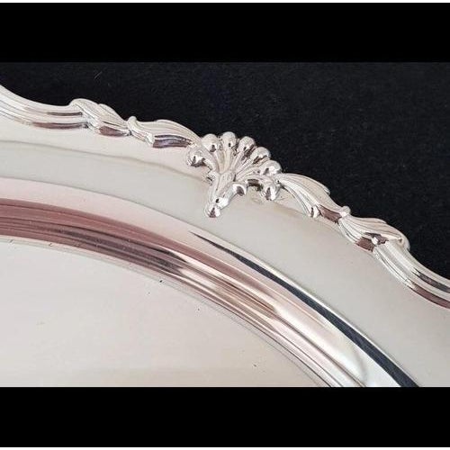 Elizabeth II Sterling Silver Salver by James Dixon & Sons, Sheffield, 1998 For Sale - Image 10 of 18