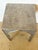 Square Cast Aluminum Side End Table With Moroccan Vibe For Sale - Image 4 of 7