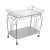 French Style Vintage Wrought Iron Scroll Two-Tier Outdoor Bar or Serving Cart For Sale - Image 13 of 13