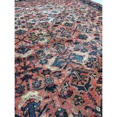 1930s Lattice Mahal Rug - 9' X 12' For Sale - Image 4 of 12