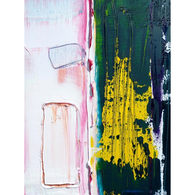 One-of-a-Kind Abstract Oil Paintings - Diptych / Cy Twombly / Robert Motherwell For Sale - Image 6 of 12