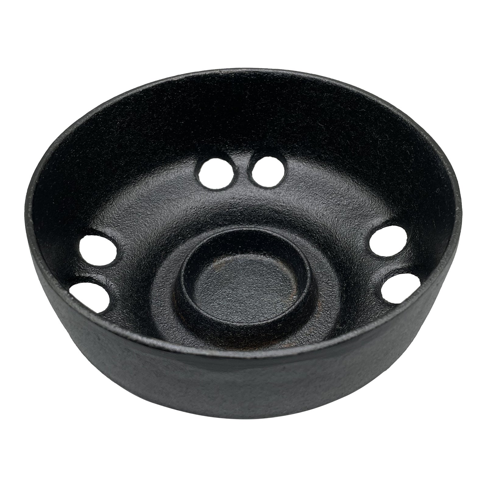 1960s Danish Modern Iron Candle Bowl Holder After Jens Quistgaard