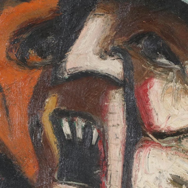 1960s James Bruch Abstract Expressionist Painting, Framed For Sale In Cincinnati - Image 6 of 11