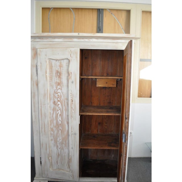 Painted Double Wardrobe in Wood For Sale - Image 11 of 13
