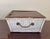 1920s Early 20th Century Mark Cross Leather and Wicker Basket Sewing Box With Silk Lining For Sale - Image 5 of 18