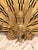 1960s 1960s Brass Peacock Folding Fireplace Screen With Winged Griffin Gargoyle Motif For Sale - Image 5 of 8