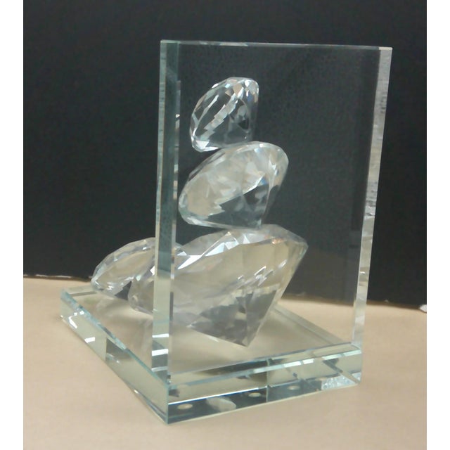 Vintage Crystal Bookends Very Sparkly For Sale In Dallas - Image 6 of 10