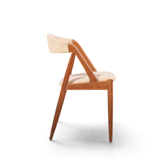 Wood Kai Kristiansen Model 31 Mid Century Danish Teak Dining Chairs - Set of 6 For Sale - Image 7 of 11