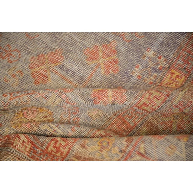 Antique Distressed Khotan Carpet - 7'10" x 15'5" For Sale In New York - Image 6 of 12