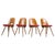 Dining Chairs attributed to Frantisek Jirak for Tatra, 1960s, Set of 4 For Sale