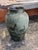 Stone Vintage Relief Carved Soapstone Vase Italian 1960s With Deer Trees & Mountains For Sale - Image 7 of 8