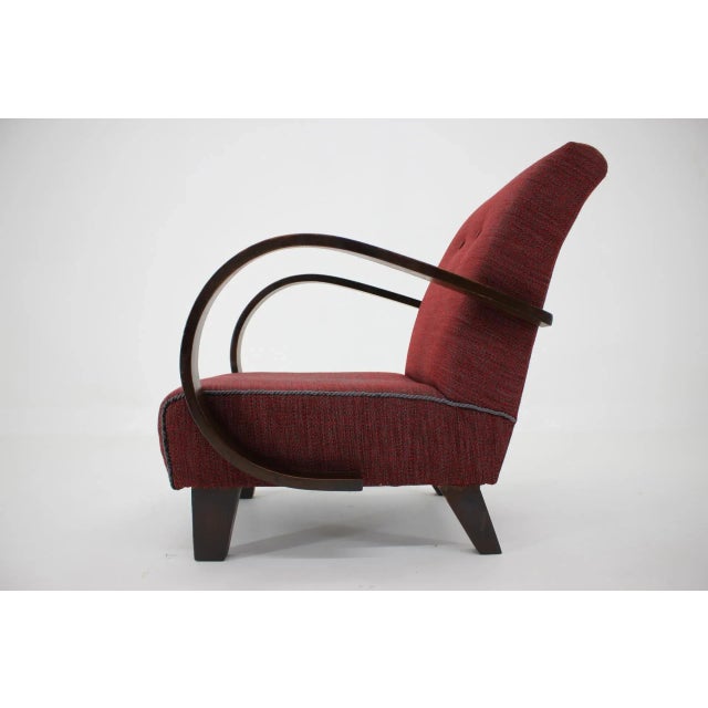 Armchair by Jindrich Halabala, 1950s For Sale - Image 4 of 7