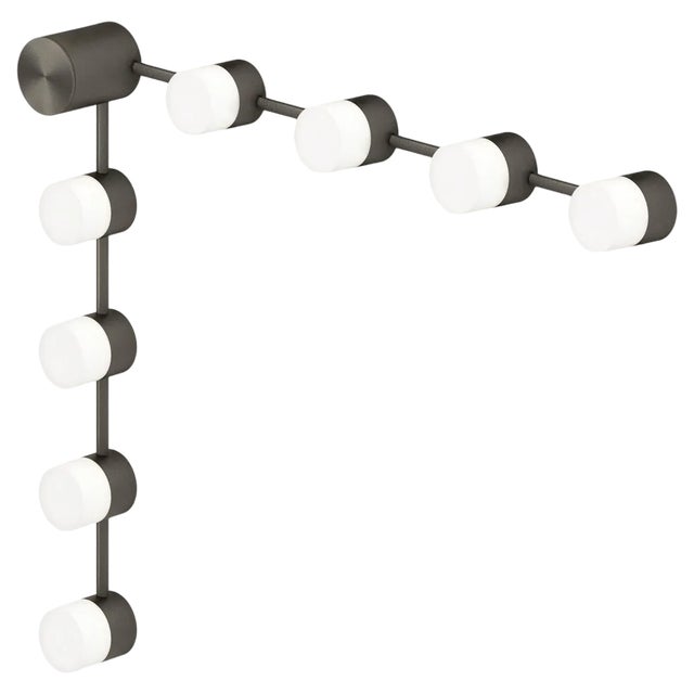 Ip Backstage C8 Satin Graphite Wall Light by Emilie Cathelineau For Sale