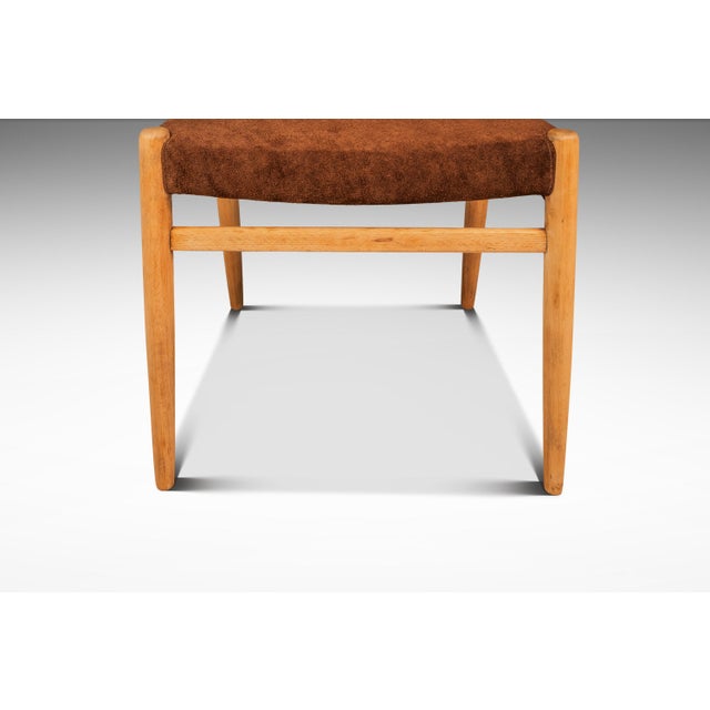 Set of Two (2) Rare Mid-Century Scandinavian Modern "Horn" Accent Armchairs in Beech & Suede Attributed to Folke Ohllson for Dux, Sweden, C. 1950s For Sale - Image 13 of 18