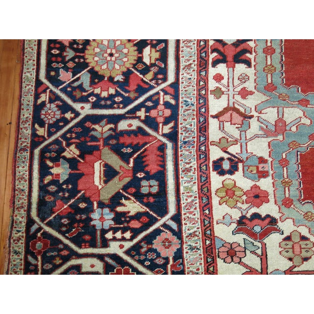 Antique Persian Serapi Rug - 14'3" x 18'10" For Sale - Image 14 of 18