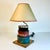 1980s Vintage Americana Farmhouse Arts & Crafts Accent Table Lamp. For Sale - Image 10 of 13