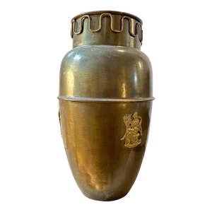 1950s Mid-Century Modern Brass Italian Umbrella Stand in the Manner of Gio Ponti