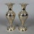 A rare and exquisite pair of solid silver amphorae, a true treasure of goldsmith craftsmanship, perfect for enhancing the...