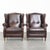 English-Style Wing Chairs in Cowhide, Set of 2 For Sale - Image 17 of 17