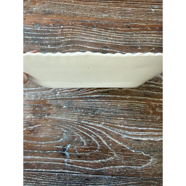 Antique W. Adams & Sons Red Transferware Cake Plate | Old English Rural Scenes | Square Handled Serving Plate England For Sale - Image 9 of 12