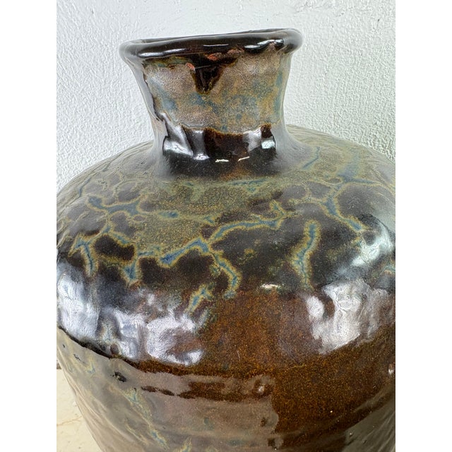 Vintage Handcrafted Pottery Vase Collection For Sale - Image 10 of 12