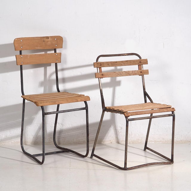 Set of Vintage Outdoor Chairs, 1920 For Sale - Image 11 of 11