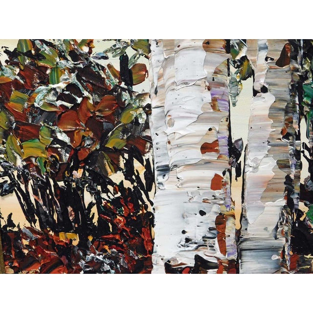 Share Maya Eventov "Dawn's Glow I" Original Oil on Canvas Custom Framed Hand Signed For Sale - Image 4 of 7