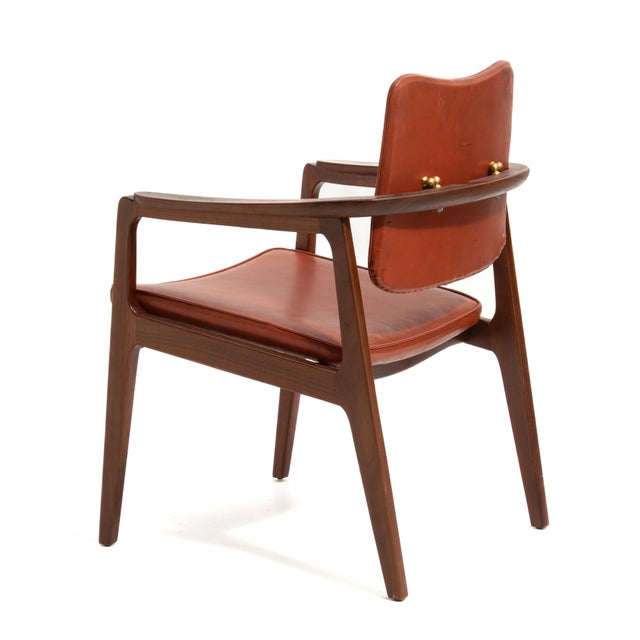 Sigvard Bernadotte Armchair John Stuart France & Daverkosen Mid Century Modern For Sale - Image 9 of 12