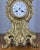 Louis XV Rococo Revival French Gilt Brass Mantel Clock Garniture, Set of 3 For Sale - Image 5 of 18