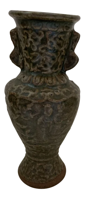 Vintage Chinese Majolica Vase