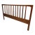 Folke Ohlsson Teak Queen Headboard by Dux Denmark For Sale