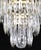 Neoclassical Crystal Wedding Cake Flush Mount Chandelier For Sale - Image 12 of 13