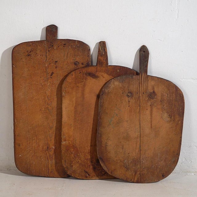 Vintage Cheese Cutting Boards, 1920, Set of 3 For Sale - Image 6 of 7