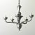 A vintage mid-century French chandelier with timeless appeal, drawing on a strong Art Deco influence of streamlined...